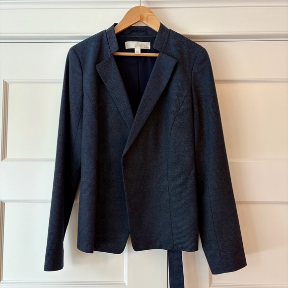 Emerson Rose navy wrap-tie blazer - Picture 4 of 6
